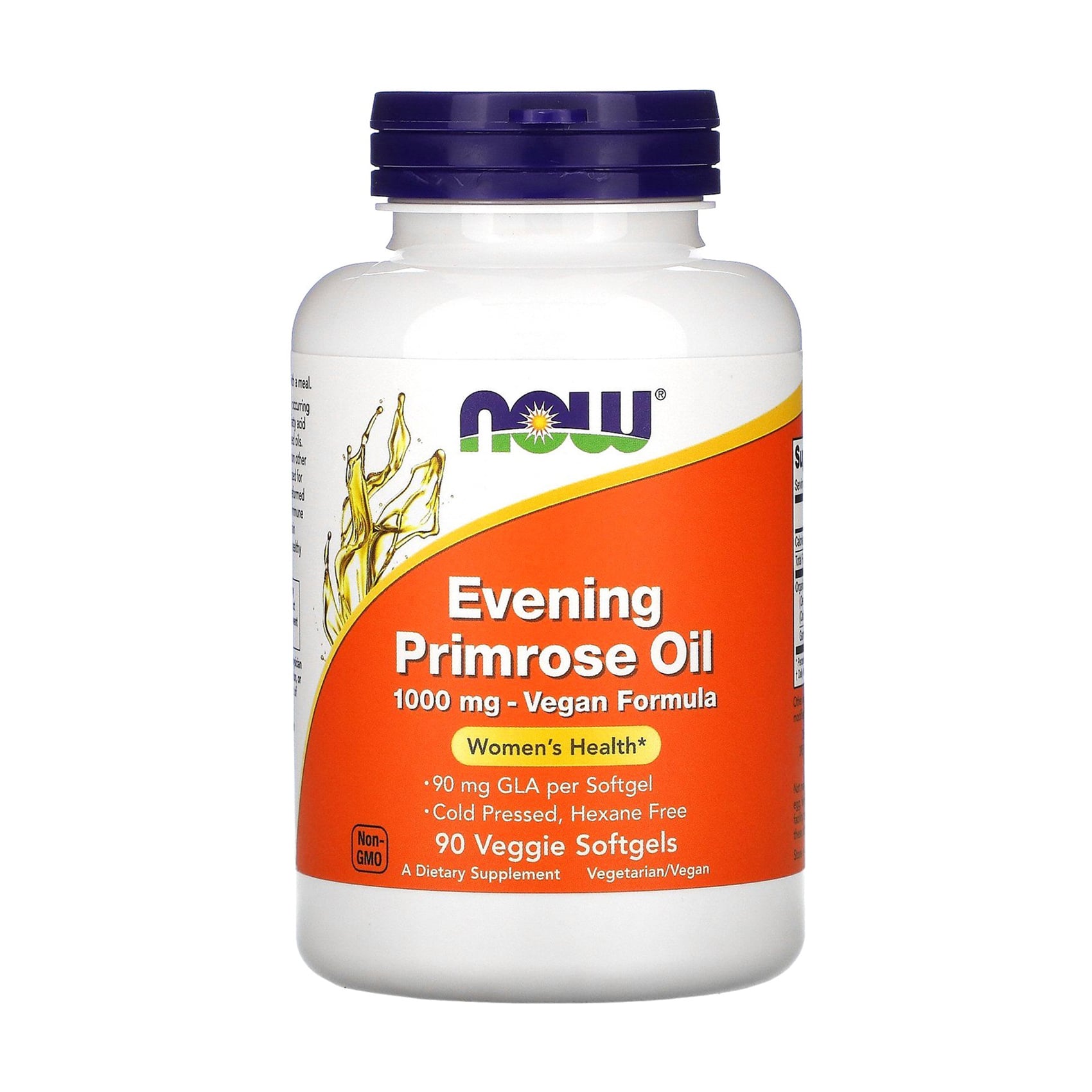 Олія вечірньої примули Now Foods Evening Primrose Oil 1000 мг, 90 капсул